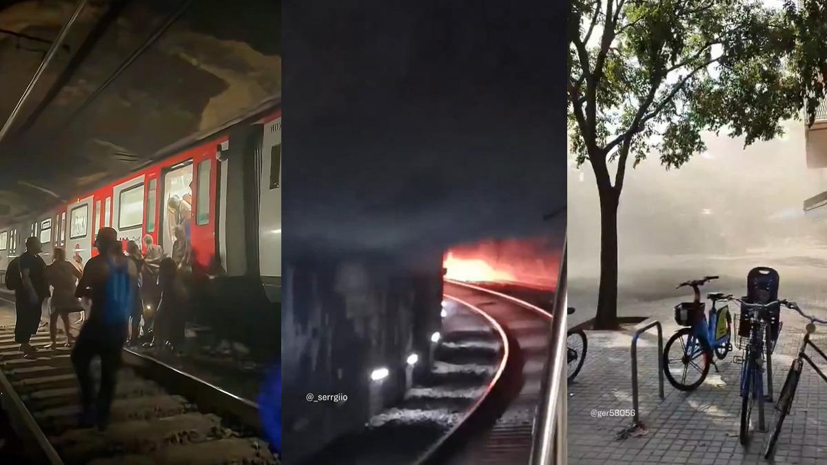 Barselona'da Metro Yangını Paniği: 137 Kişi Hastanelik Oldu