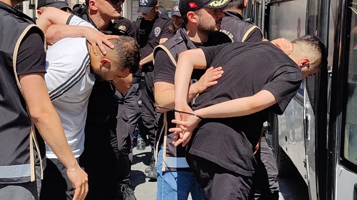 Barış Boyun Operasyonunda Gözaltına Alınan 45 Şüpheli Adliyede