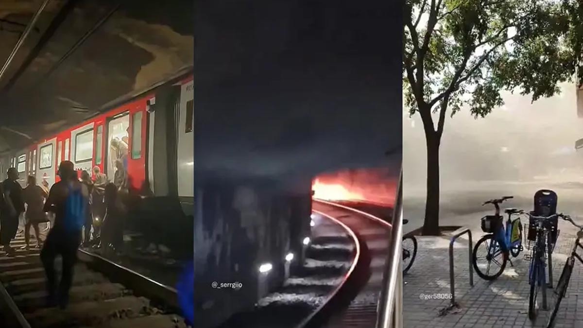Barselona Metro Yangınında 137 Kişi Hastaneye Kaldırıldı