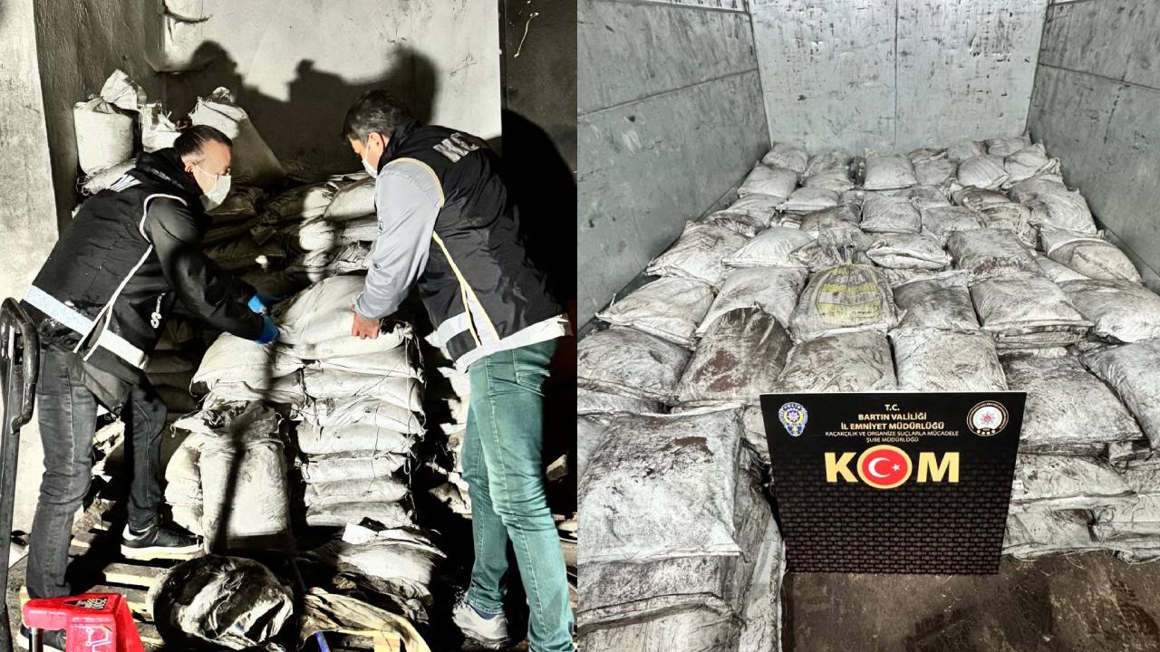 Bartın'da Depoda 8 Ton Titanyum Ele Geçirildi