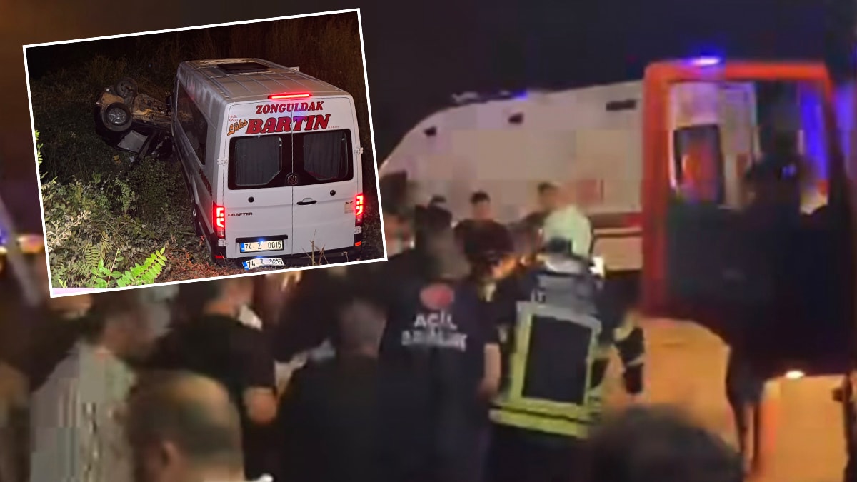 Bartın'da Minibüs ile Otomobil Çarpıştı: 11 Yaralı