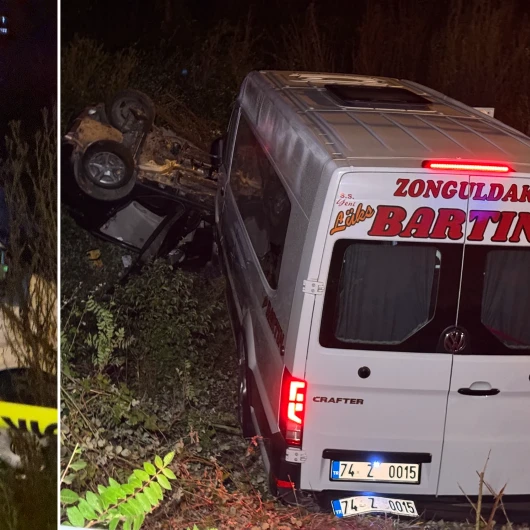 Bartın'da Minibüs ile Otomobil Çarpıştı: 11 Yaralı