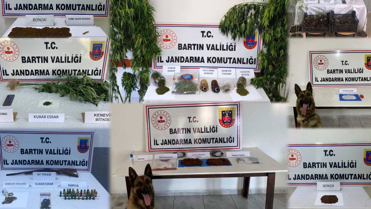 Bartın'da Uyuşturucu Operasyonu: 16 Şüpheli Gözaltında