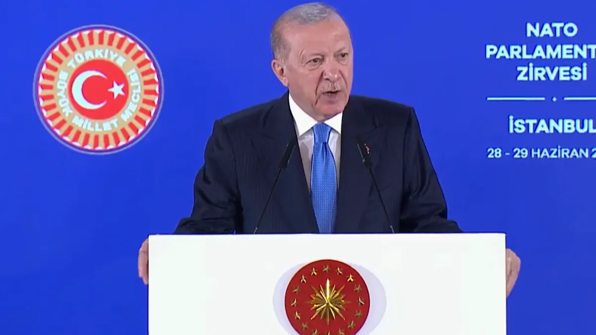 Başkan Erdoğan: NATO Parlamento Başkanlarıyla İstanbul'da Bir Araya Geldi