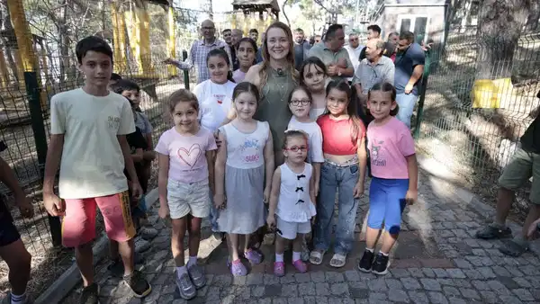 Başkan Nilüfer Çınarlı Mutlu, Macera Parkı’nda Çocuklarla Buluştu