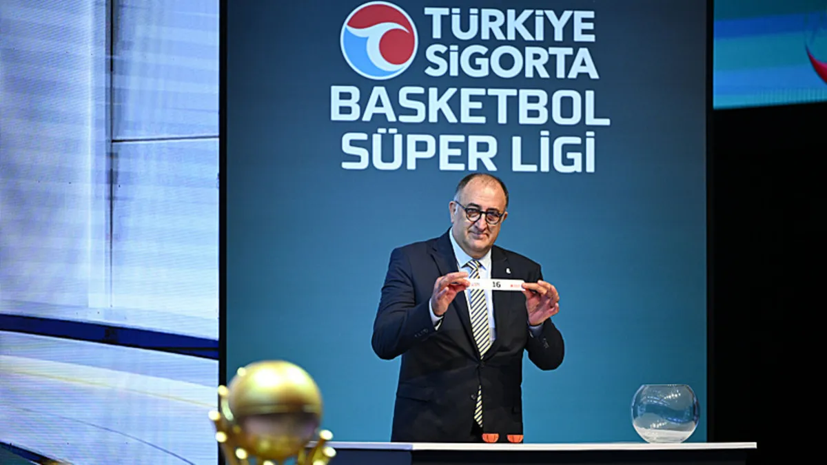 Basketbol Süper Ligi'nde yeni sezon fikstürü belli oldu