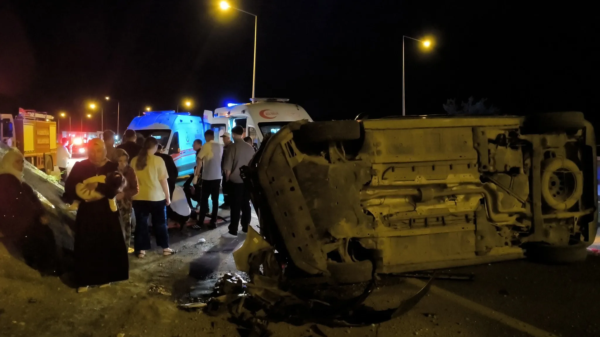 Batman’da düğün dönüşü feci kaza: 6 yaralı