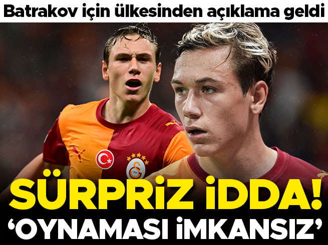 Batrakov Menajerinden Galatasaray Açıklaması: 'Oynaması İmkansız
