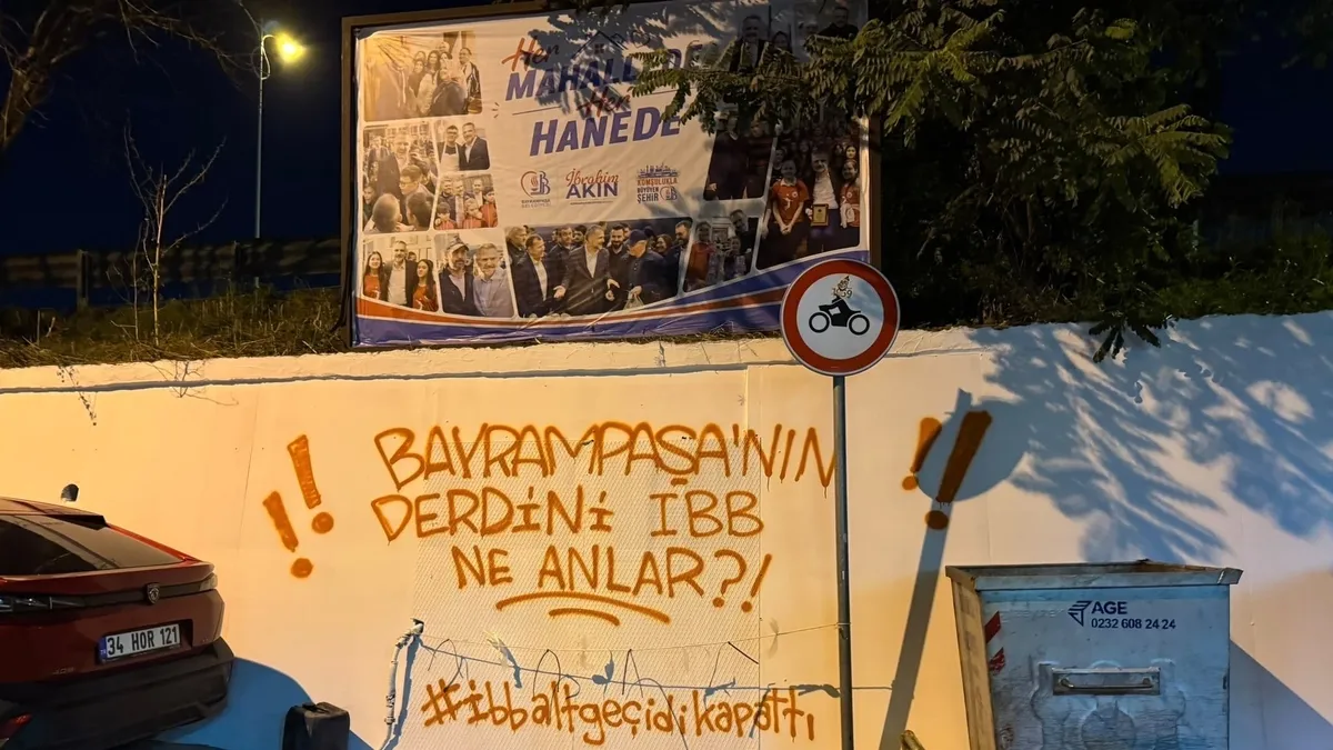 Bayrampaşa'da İBB'ye Alt Geçit İsyanı: Hastane Yolu Kapandı, Esnaf Siftahsız