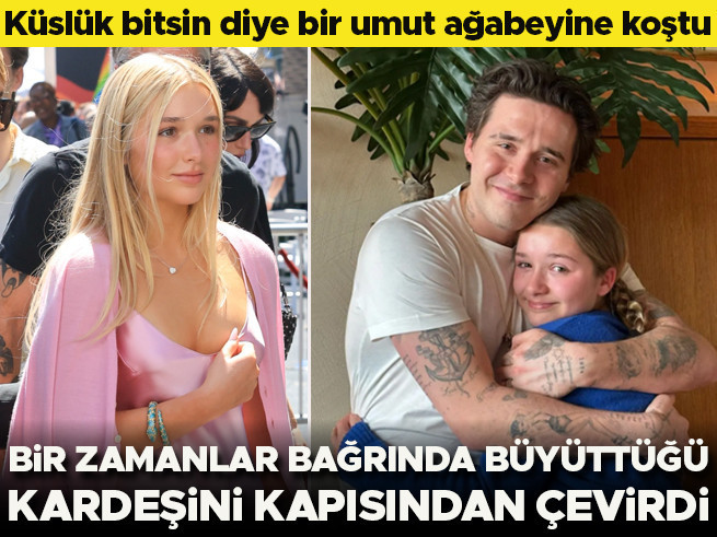 Beckham ailesinde küslük: Kız kardeşini kapıdan çevirdi