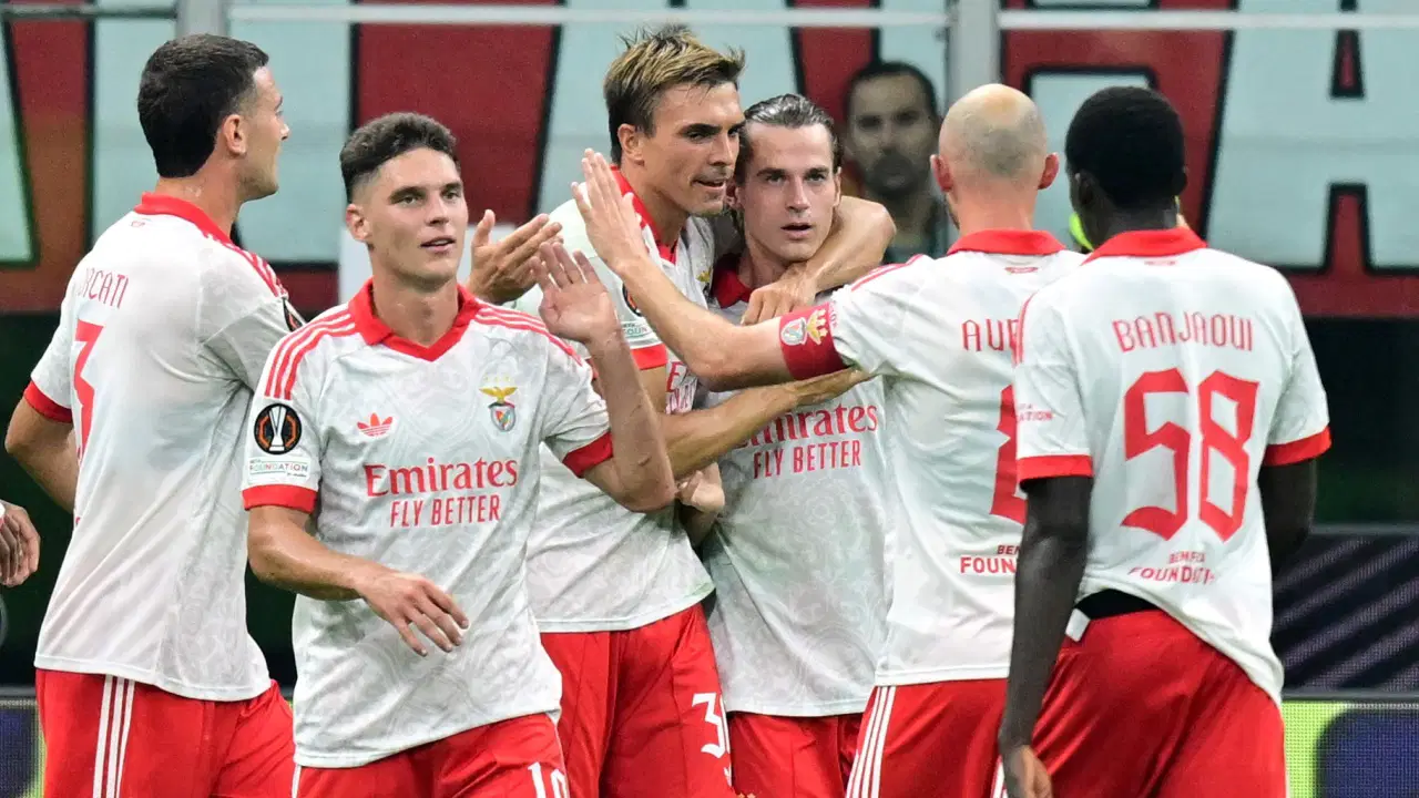 Benfica deplasmanda Milan'ı 2-0 mağlup etti