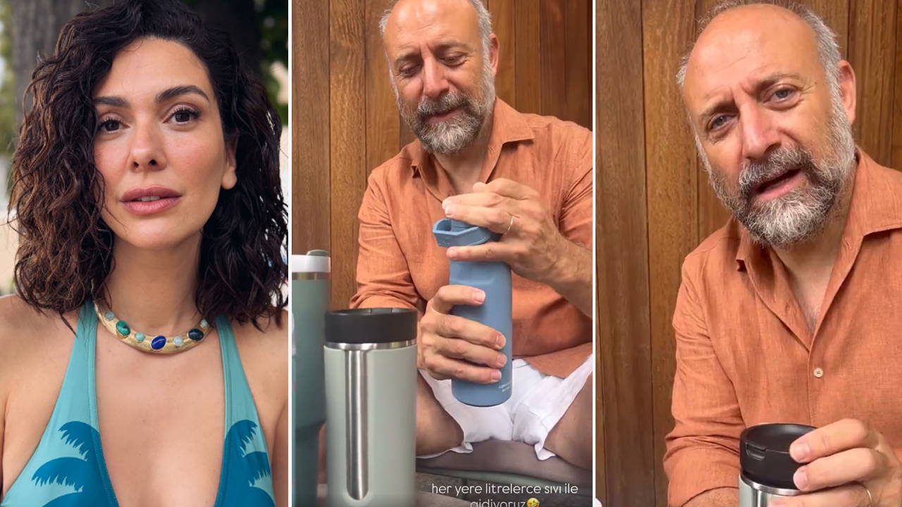 Bergüzar Korel eşi Halit Ergenç'in termos takıntısını anlattı