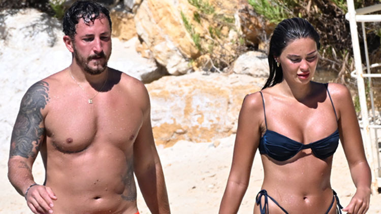 Berkan Karabulut ve Lale Onuk Çeşme'de romantik tatilde