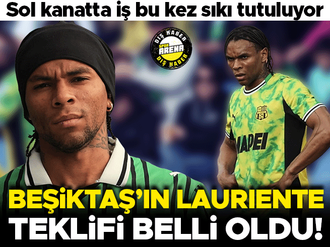 Beşiktaş'tan Lauriente için Sassuolo'ya resmi teklif