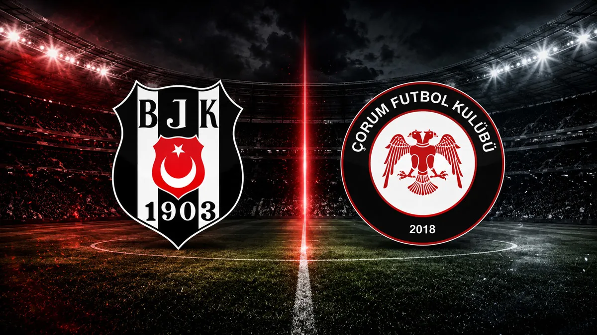 Beşiktaş, Çorum FK Karşısında İlk 11'i Açıkladı