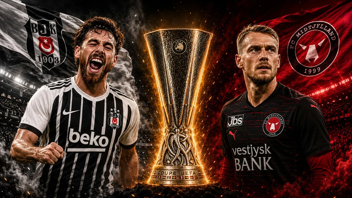Beşiktaş'ın Midtjylland Maçı İlk 11'i Açıklandı