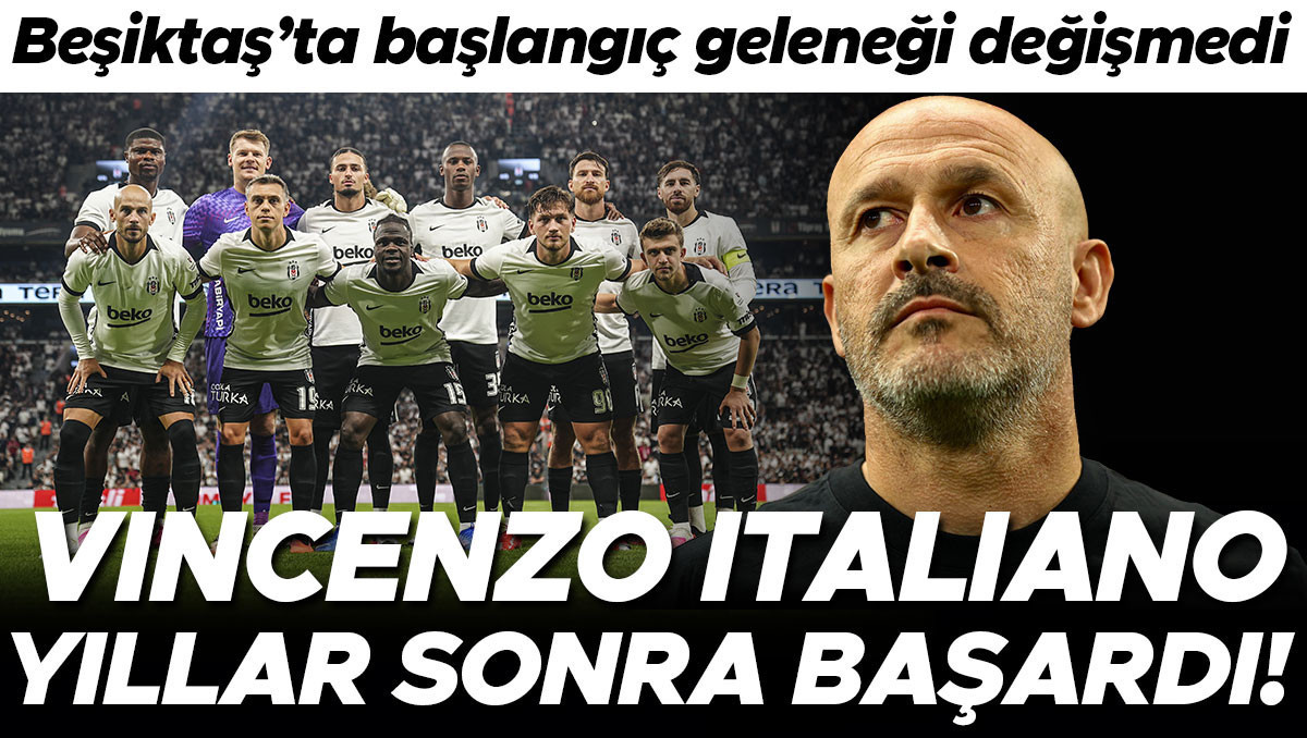 Beşiktaş'ta Gelenek Değişmedi: Italiano Yıllar Sonra Başardı