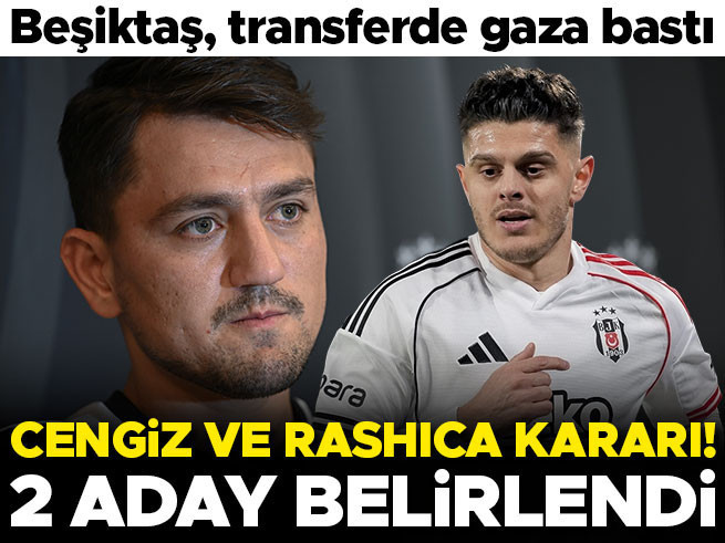 Beşiktaş'ta kanat rotasyonu: Cengiz Ünder ve Rachica için karar verildi