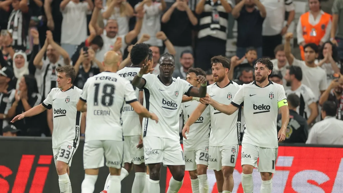 Beşiktaş, Midtjylland'ı 1-0 Mağlup Ederek Rövanş İçin Avantaj Elde Etti
