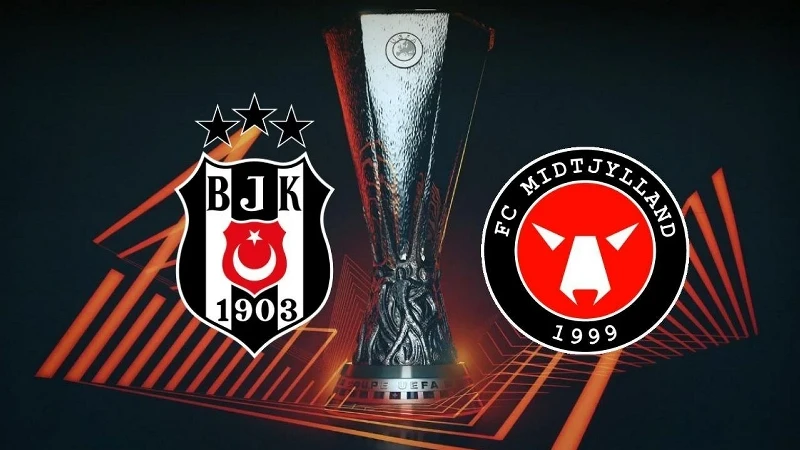 Beşiktaş-Midtjylland Avrupa Ligi İlk 11'leri Belli Oldu