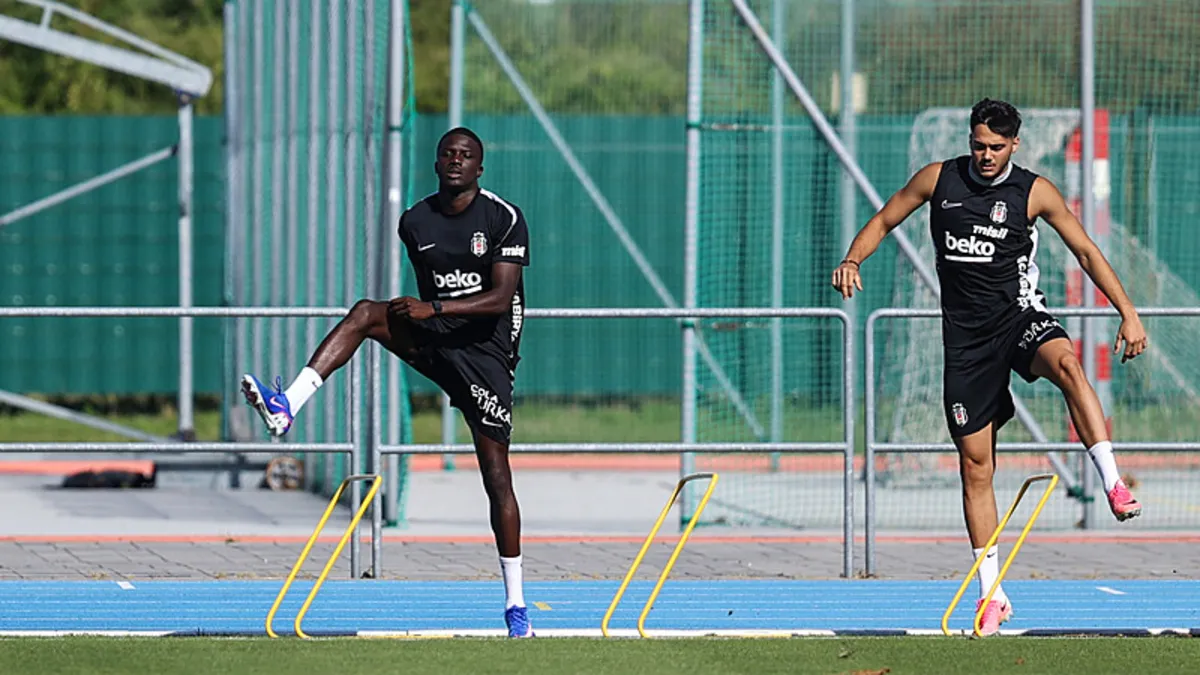Beşiktaş'ta Kassoum Ouattara ilk antrenmanına çıktı