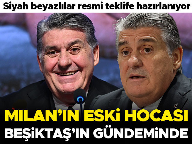 Beşiktaş'ta yeni aday: Milan'ın eski hocası gündemde