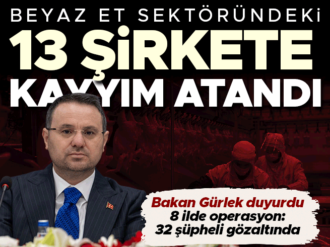 Beyaz et sektöründe 13 şirkete kayyım atandı, 32 gözaltı
