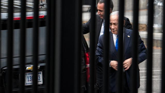 Beyaz Saray önünde Netanyahu'ya protesto