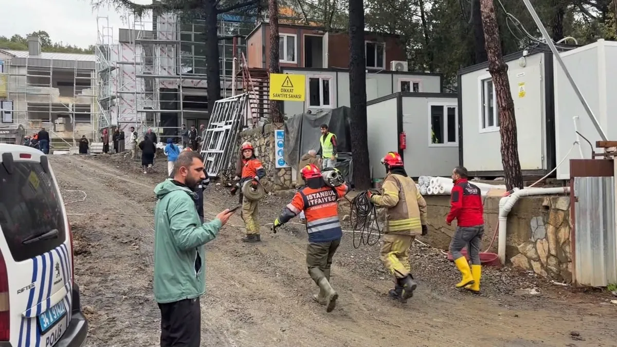 Beykoz'da İnşaat Kuyusunda Su Tahliyesi Sırasında İşçi Hayatını Kaybetti