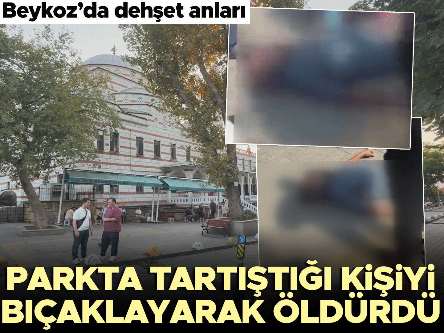 Beykoz'da Parkta Bıçaklı Kavga: 1 Kişi Hayatını Kaybetti