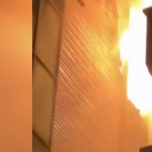 Beykoz'da 7 Katlı Plazada Yangın Paniği