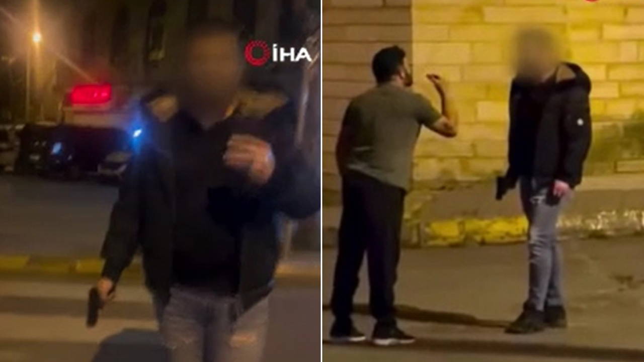Beylikdüzü'nde Silahlı Tehdit: O Anlar Kamerada