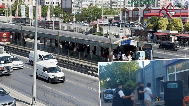 Beylikdüzü'nde metrobüste 'yan bakma' kavgası: 1 kişi hayatını kaybetti