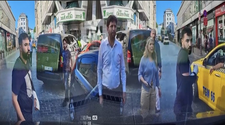 Beyoğlu'nda boksör maganda: 'Çeneni kırarım' tehdidi