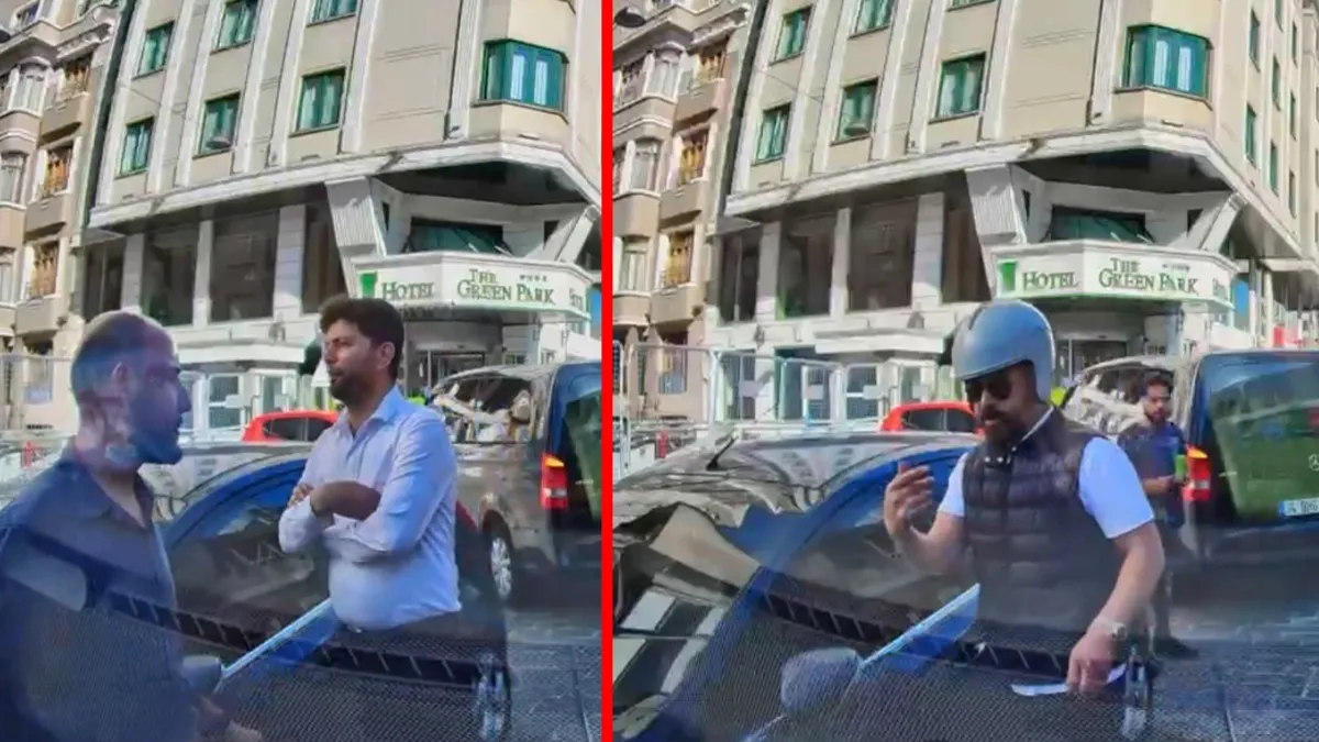 Beyoğlu'nda yol kavgası: 'Boksörüm, çeneni kırarım' tehdidi