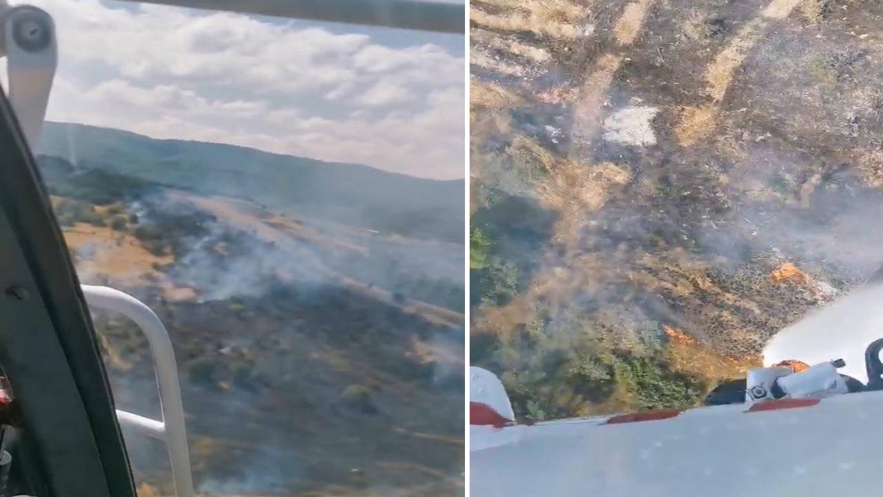 Bilecik'te Tarım Arazisinde Yangın: Ekipler Havadan ve Karadan Müdahale Ediyor