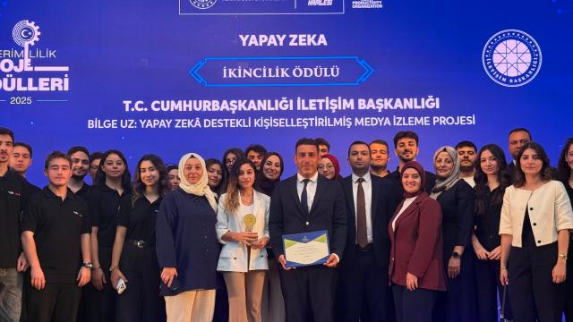 Bilge Uz Yapay Zeka Projesi Verimlilik Ödülü'nde İkinci Oldu
