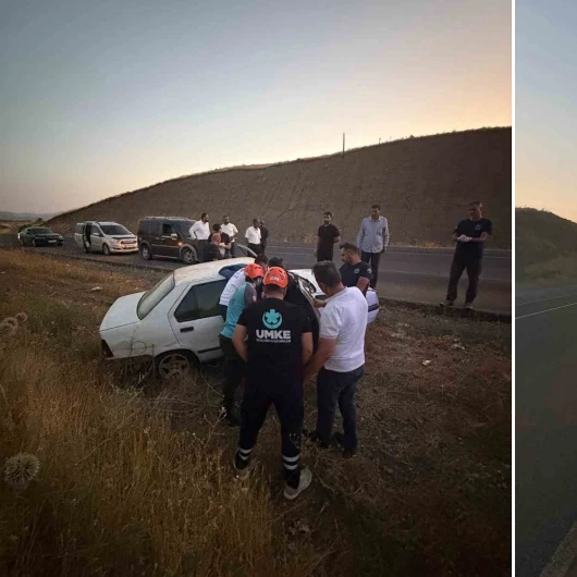 Bingöl'de Sürücüsünün Kontrolünden Çıkan Otomobil Yoldan Çıktı: 2 Yaralı