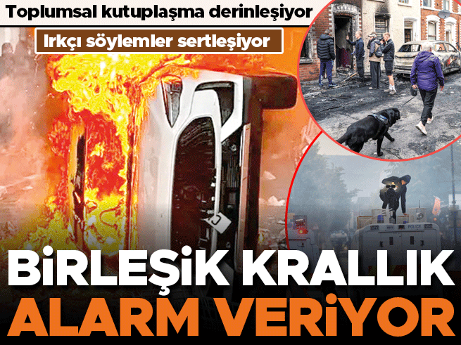 Birleşik Krallık'ta ırkçı saldırılar tırmanıyor: Göçmen karşıtı şiddet dalgası endişe yaratıyor