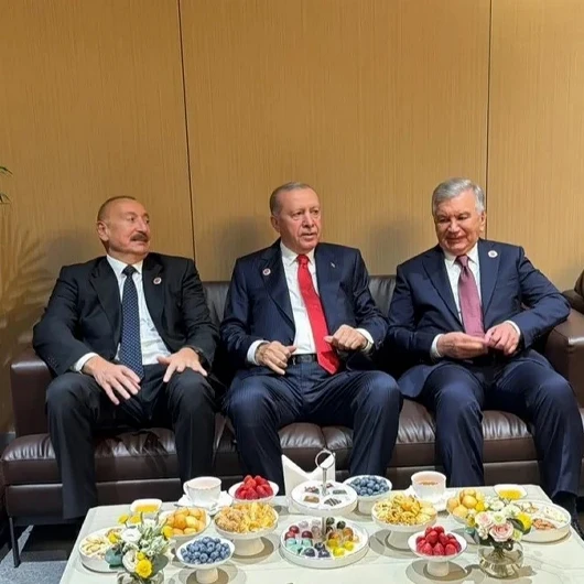 Bişkek'te Erdoğan-Aliyev-Mirziyoyev üçlü zirvesi