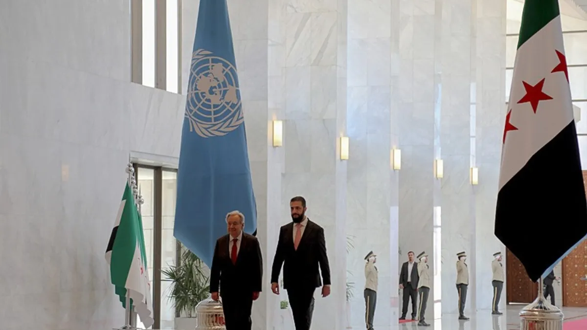BM Genel Sekreteri Guterres, 17 Yıl Sonra Suriye'de: Şam'da Tarihi Ziyaret