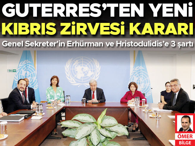 BM’den Kıbrıs’ta Yeni Zirve Kararı: Taraflara Sert Mesaj