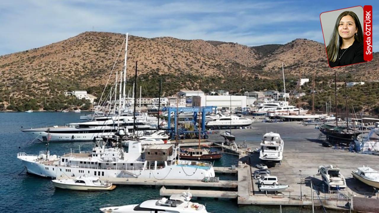Bodrum'da Deniz Çayırlarının Yanına Yat İmalat Tesisi