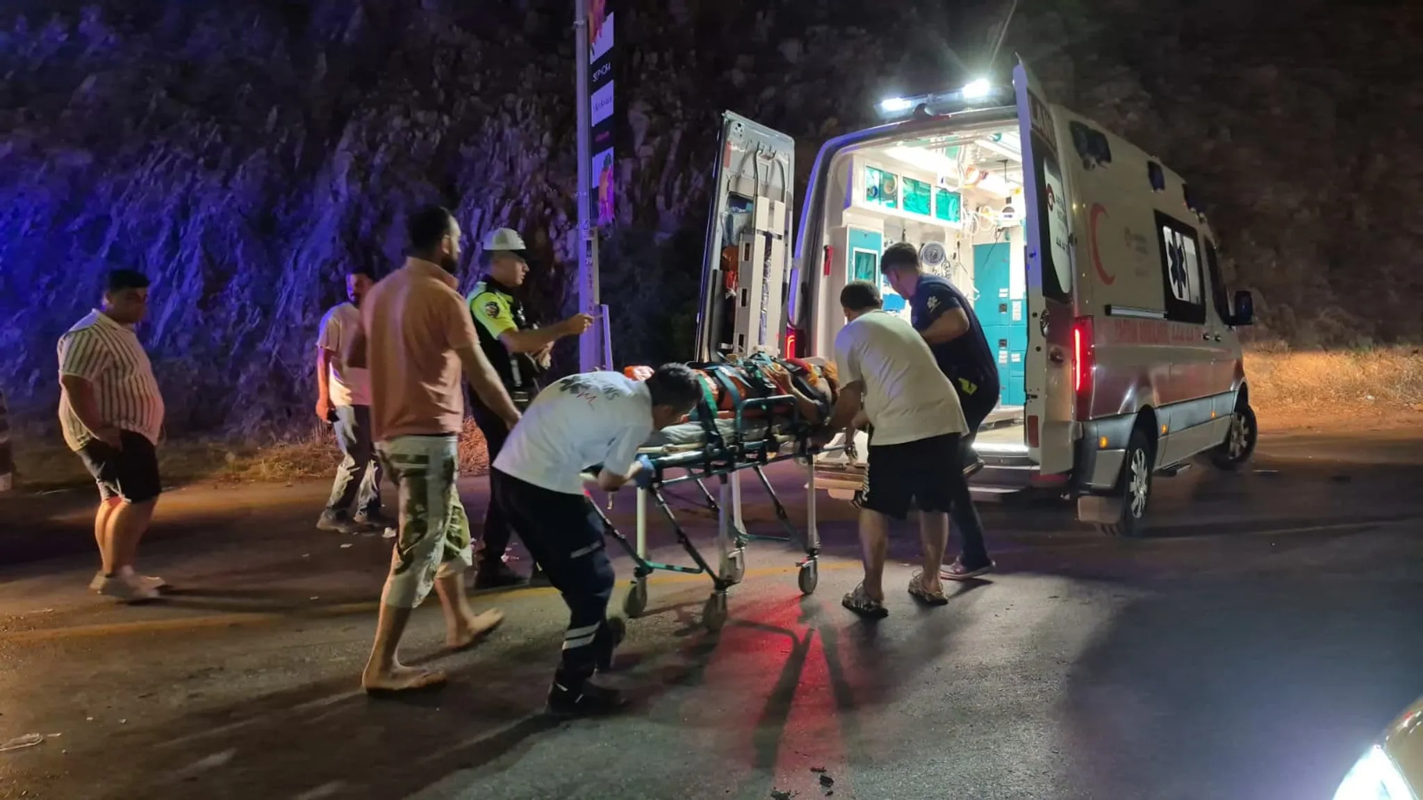Bodrum'da taksi ile motosiklet çarpıştı: Bir kişi hayatını kaybetti