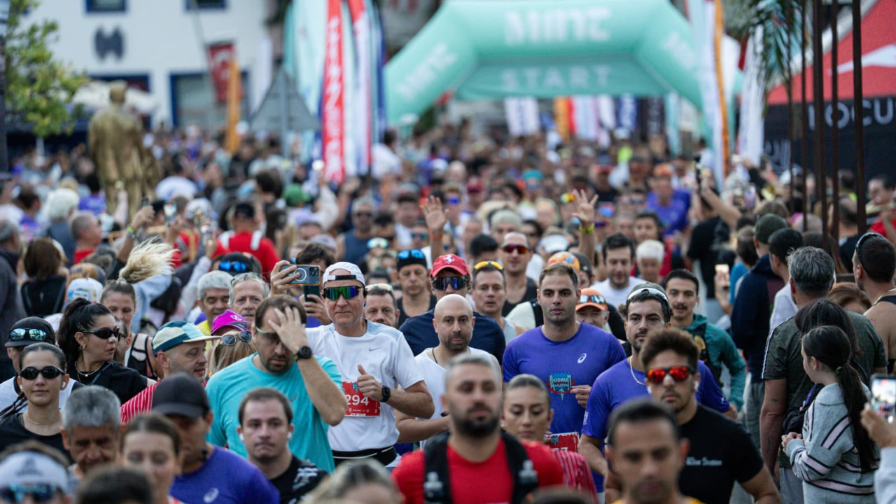 Bodrum Yarı Maratonu'nda 23 ülkeden 2 bin 500 sporcu koştu