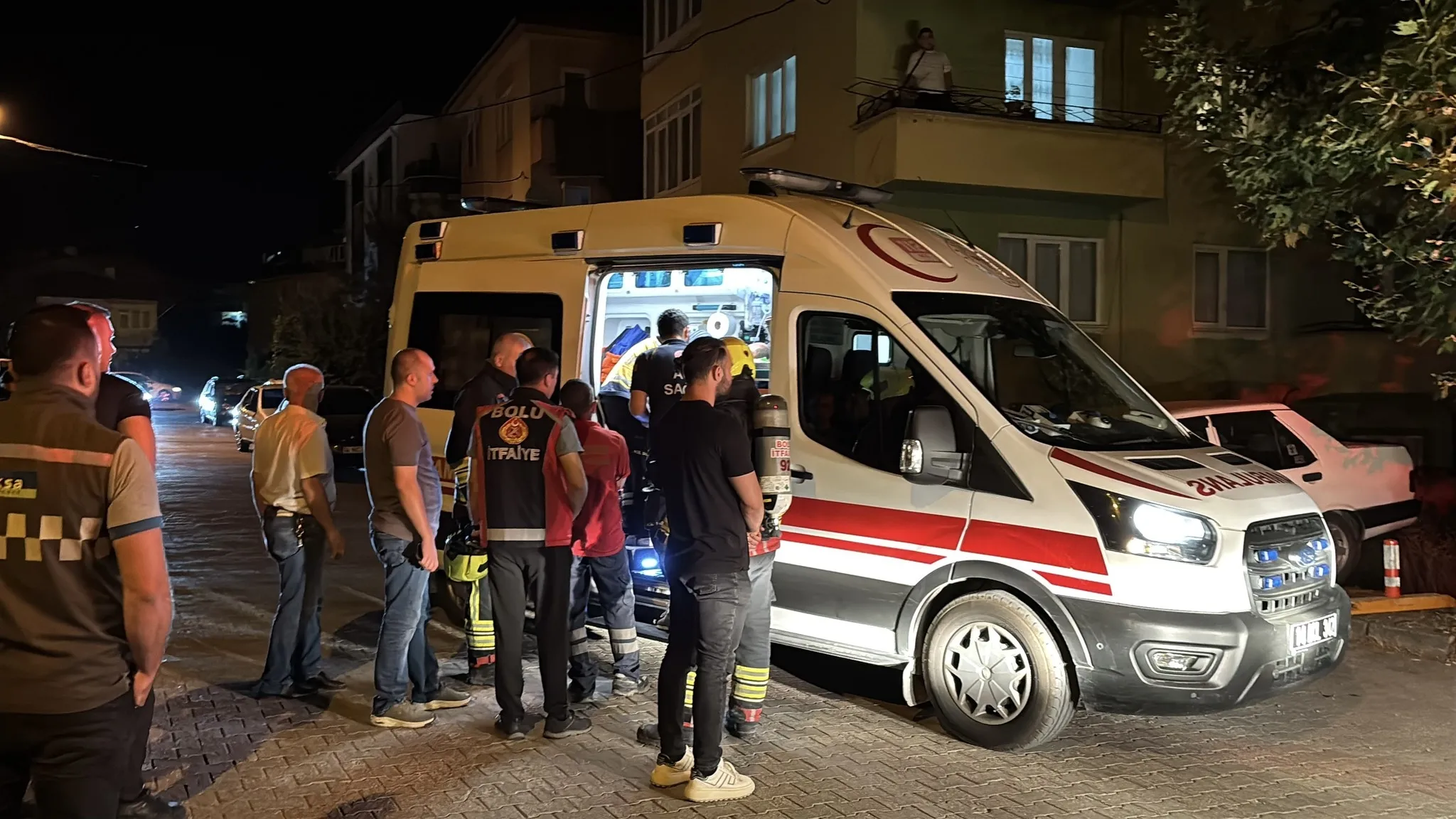 Bolu'da Doğal Gaz Patlaması İhbarı Ekipleri Harekete Geçirdi