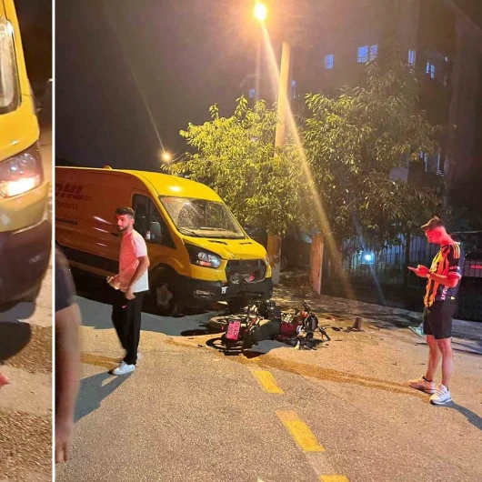 Bolu'da motosiklet ve panelvan çarpıştı: 1 yaralı