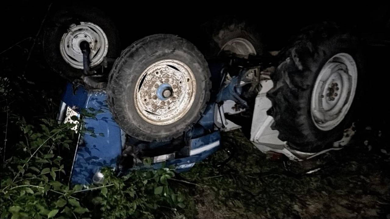 Bolu'da ormana giden yaşlı adam traktörün altında kalarak can verdi