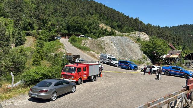 Bolu'da özel maden ocağında göçük: 2 işçi mahsur