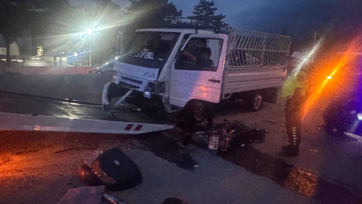 Bolu'da motosiklet ile kamyonet çarpıştı: 1 ölü